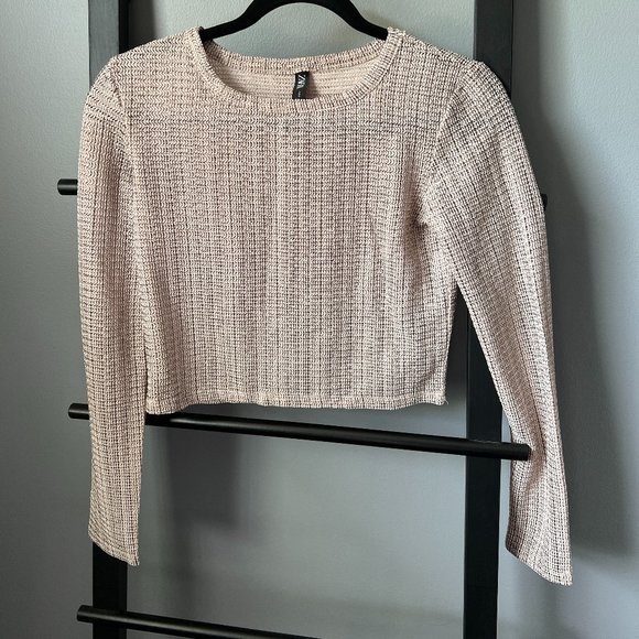 ZARA Metallic Crop Top (S) - Picture 1 of 4